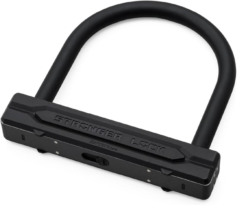デイトナ バイク用 φ16mm U字ロック タイヤロック可能 LEDライト付き W154/H160mm