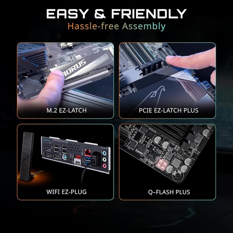 AMD Ryzen対応 ATX ゲーミングマザーボード GIGABYTE B850 WIFI6