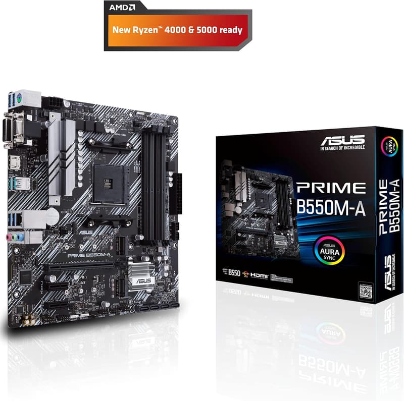 ASUS PRIME B550M-A マザーボード AM4対応 MicroATX