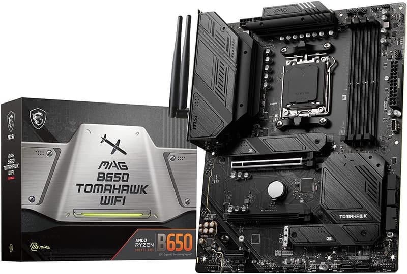 MSI MAG B650 TOMAHAWK WIFI マザーボード (AMD Ryzen 7000シリーズ対応) ATX