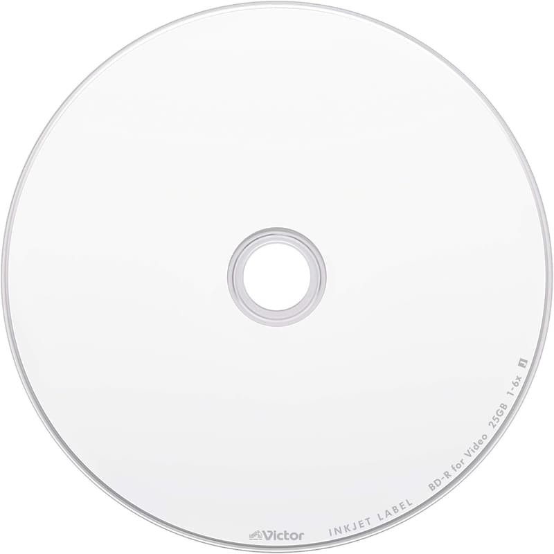 ビクター 1回録画用 25GB ブルーレイディスク 20枚 ホワイトプリンタブル