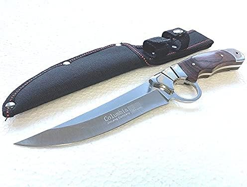 Columbia Saber A10 シースナイフ 大型サムホール フルタング構造 アウトドア用