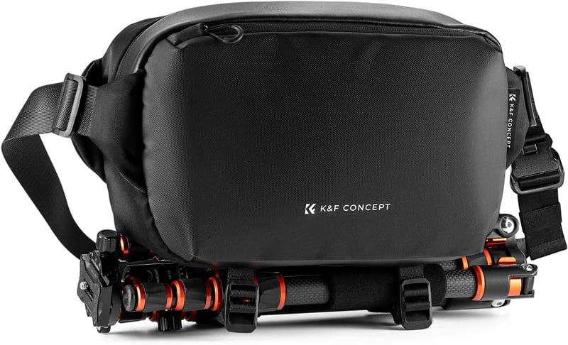 K&F Concept 撥水加工 カメラショルダーバッグ 軽量 旅行・アウトドア用 6L