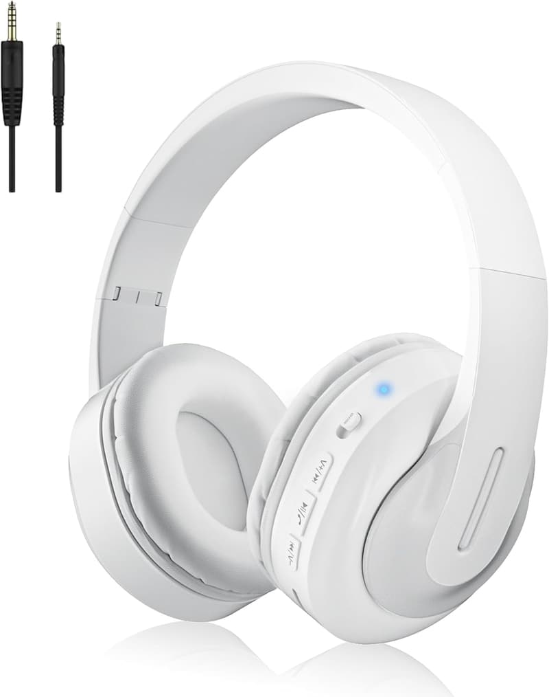 Bluetoothワイヤレスヘッドホン ANCノイズキャンセリング調整可能ヘッドバンド 折り畳み式