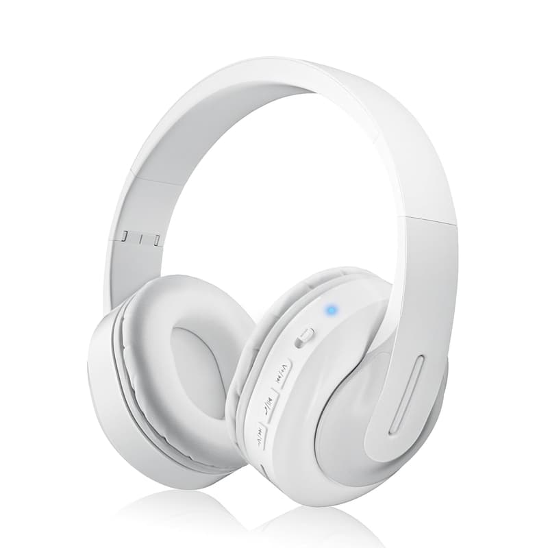 Bluetooth5.3 ワイヤレスヘッドホン ANCノイズキャンセリング HIFI音質 最大80時間再生 折りたたみ式（ホワイト）