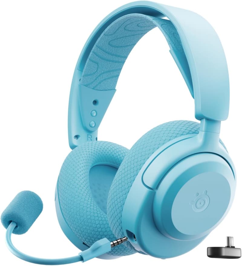 ゲーミングヘッドセット SteelSeries Arctis Nova 3PW Aqua 軽量 ワイヤレス 61688
