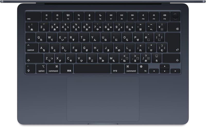 2024年モデル Apple M3チップ搭載 13インチ MacBook Air (24GBメモリ, 512GBストレージ) 日本語キーボード - ミッドナイト