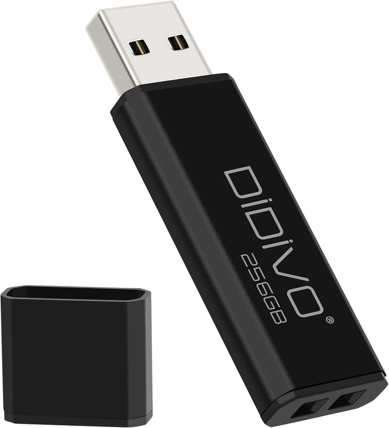 256GB 超高速USBメモリ フラッシュドライブ 小型キャップ式