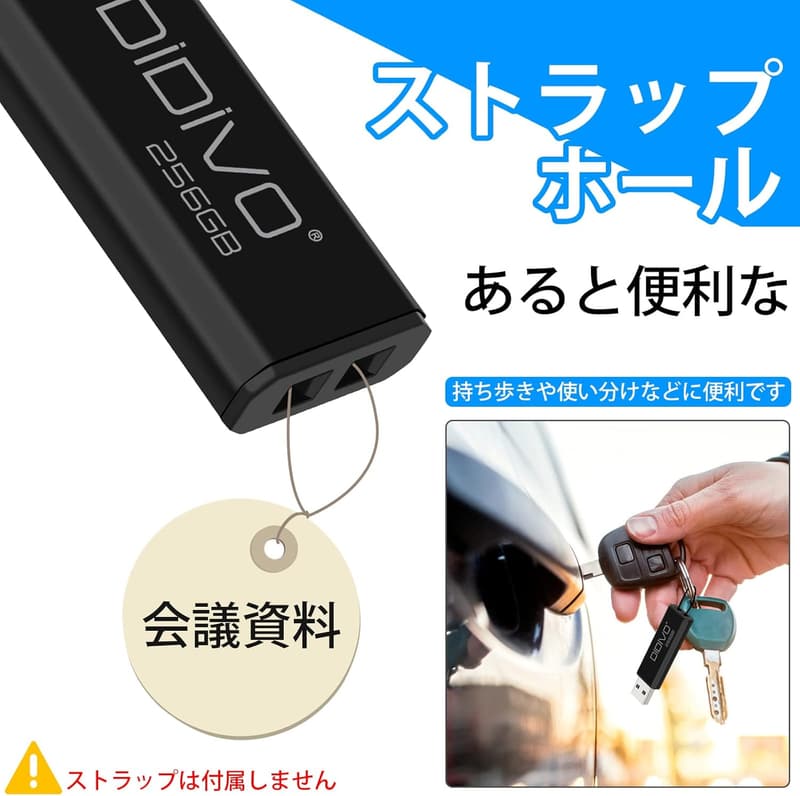 256GB 超高速USBメモリ フラッシュドライブ 小型キャップ式