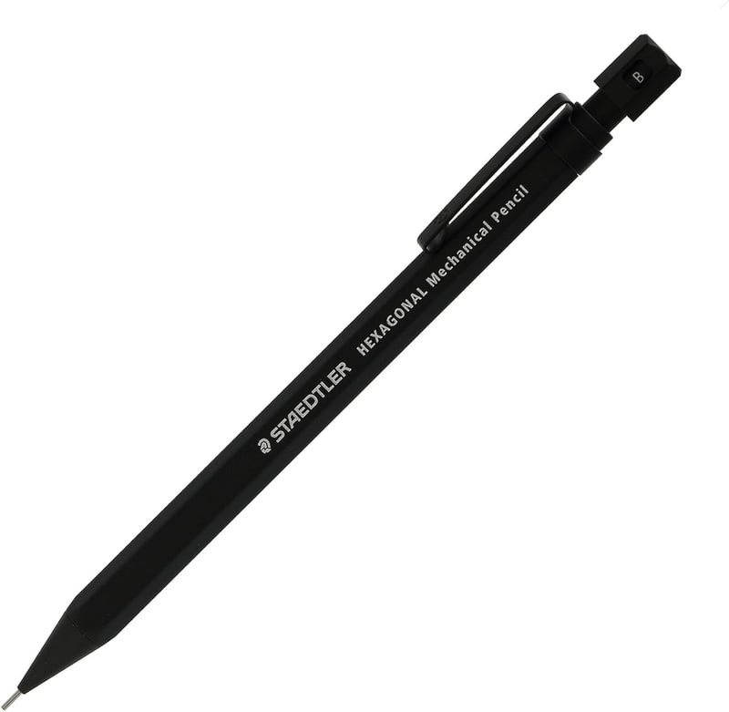 ヘキサゴナル 0.5mm シャープペンシル クリーンブラック