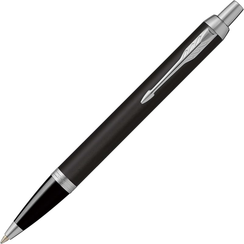 ギフトボックス入り・PARKER（パーカー）ボールペン IM マットブラックCT 中字油性筆記用具