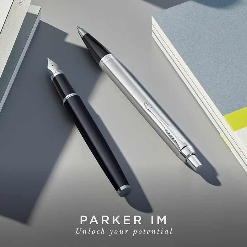 ギフトボックス入り・PARKER（パーカー）ボールペン IM マットブラックCT 中字油性筆記用具