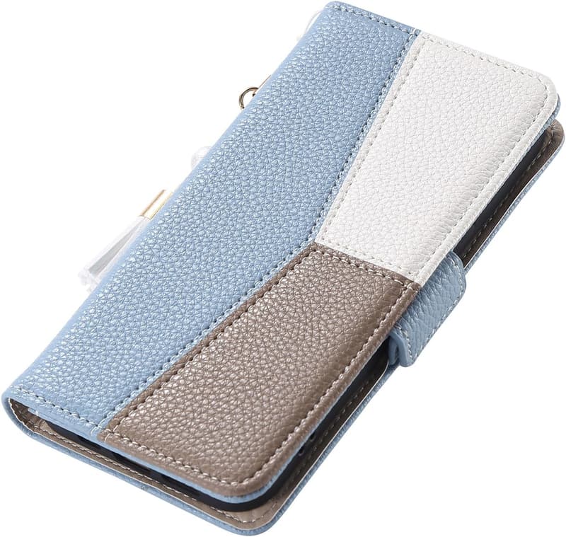 arrows We F-51B 手帳型スマホケース 可愛い真珠タッセル付き 軽量・全保護・カード収納 薄型 スタンド機能付き アローズウィー