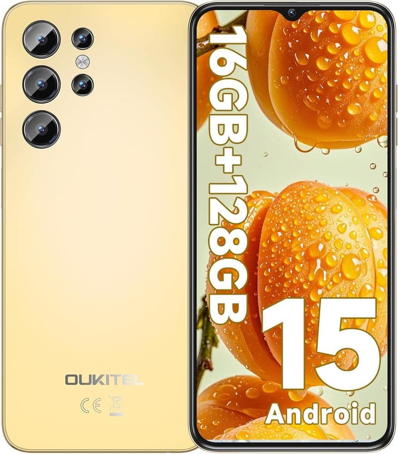 OUKITEL C1 SIMフリースマートフォン 16GB RAM/128GB ROM 6.52インチ大画面 5150mAhバッテリー 13MP+5MPカメラ デュアルSIM 指紋認証技適認証済