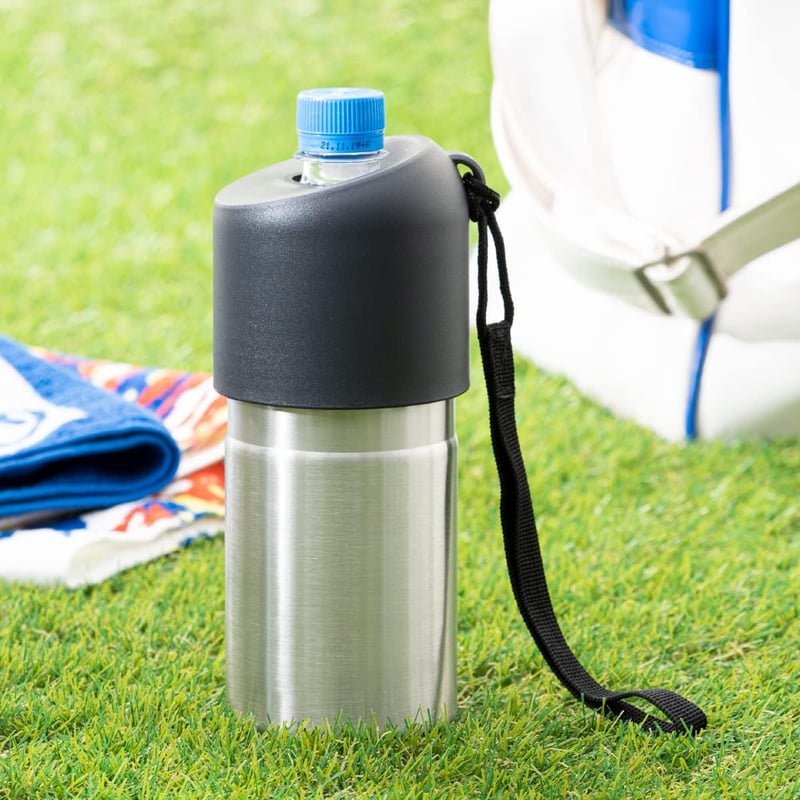 保冷保温対応アトラス ペットボトルホルダー 500ml/650ml用 シルバー