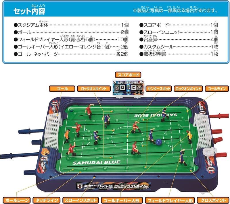 サッカー盤 日本代表版 ロックオンストライカー おもちゃ 5歳以上 2人用