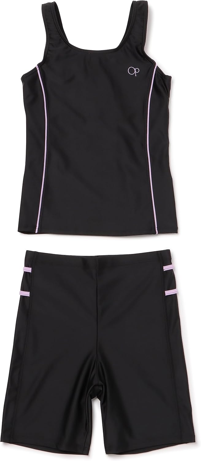 ガールズ用スクール水着 タンキニ 上下セット【オーシャンパシフィック】