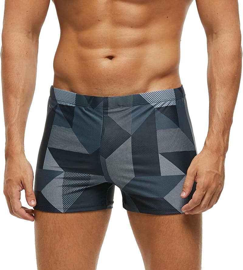 メンズフィットネス水着 体型カバー付きスイムパンツ