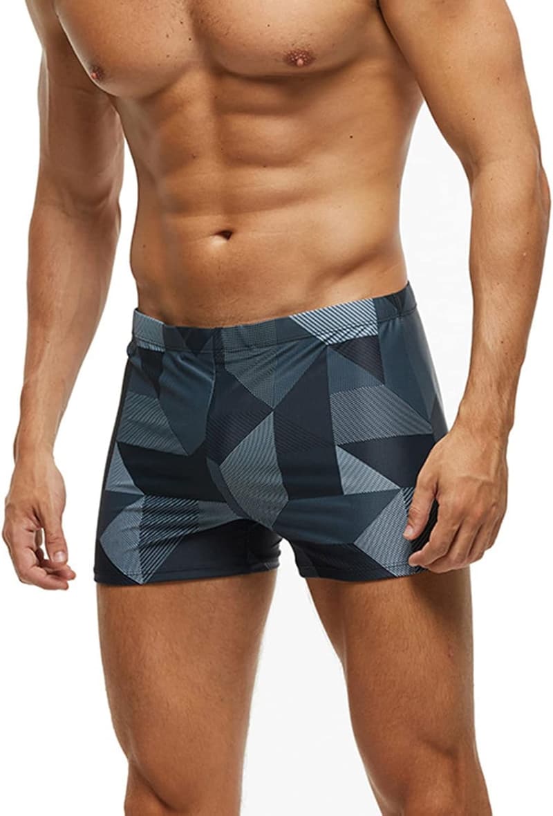 メンズフィットネス水着 体型カバー付きスイムパンツ