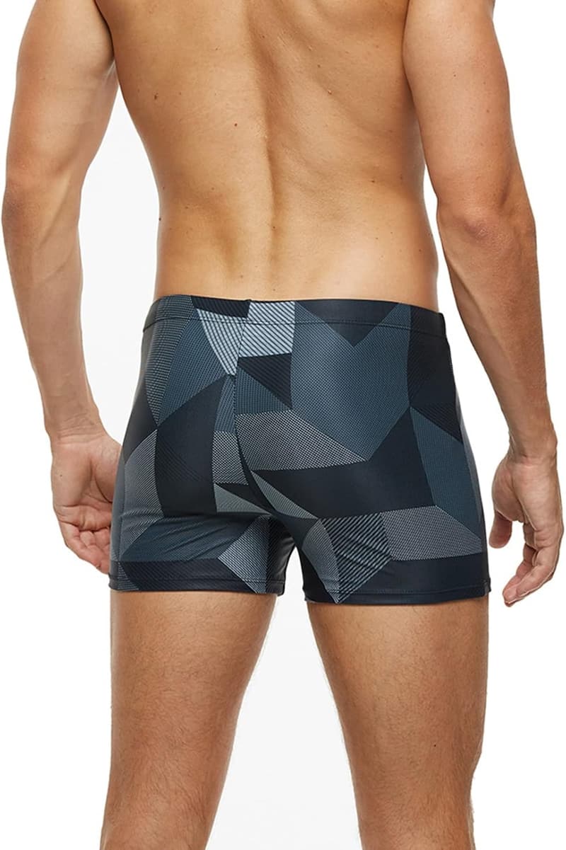 メンズフィットネス水着 体型カバー付きスイムパンツ