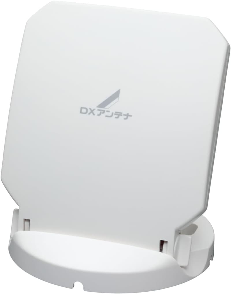 地上デジタル用室内テレビアンテナ オールチャンネル対応 軽量・角度調整可能 ホワイト EC-RA10