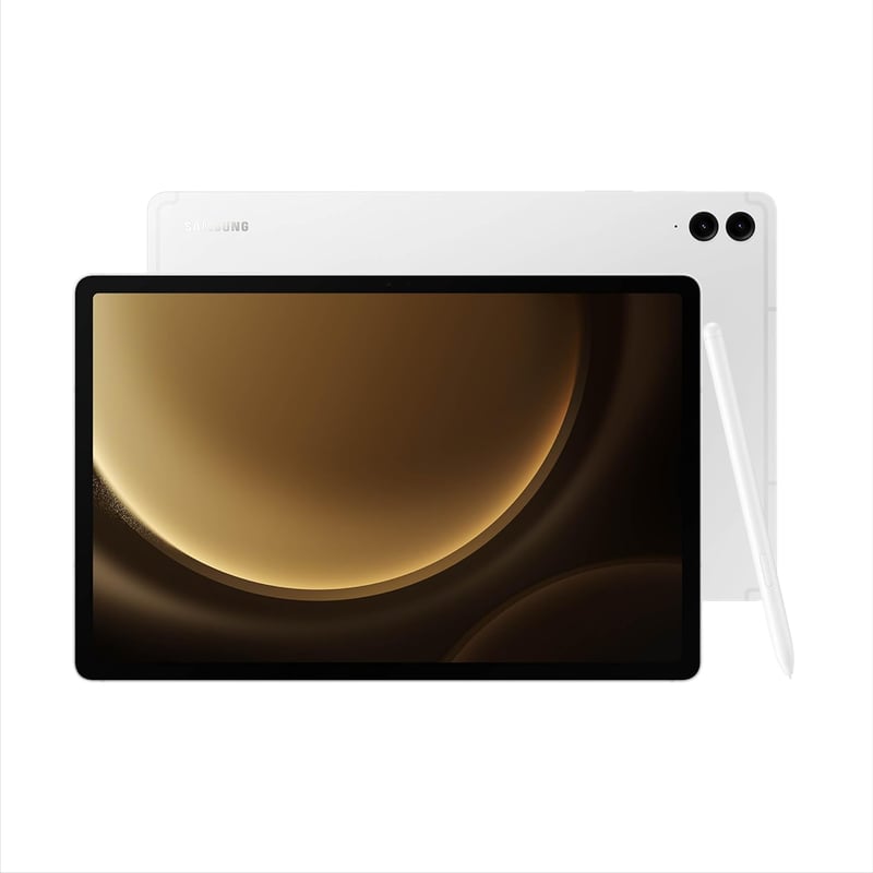 Samsung Galaxy Tab S9 FE+ 12.4インチ 256GB Android タブレット シルバー US版