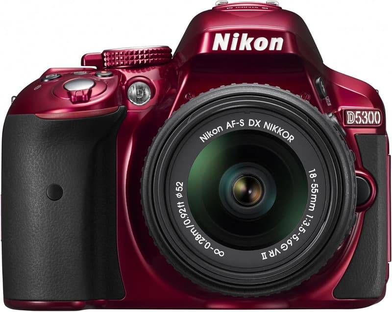 Nikon デジタル一眼レフカメラ D5300 レンズキット 2400万画素 赤