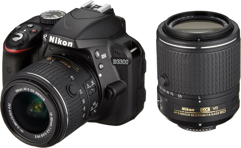 Nikon D3300 デジタル一眼レフカメラ ダブルズームキット2 ブラック