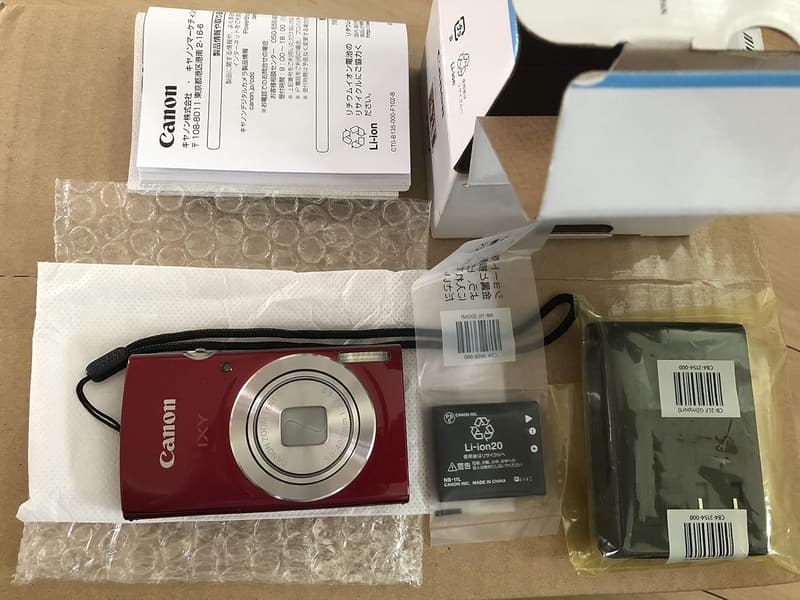 光学8倍ズーム搭載 Canon IXY 180 デジタルカメラ レッド