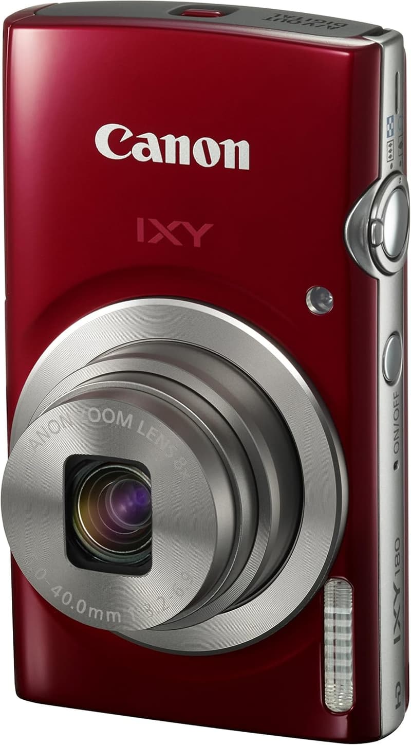 光学8倍ズーム搭載 Canon IXY 180 デジタルカメラ レッド