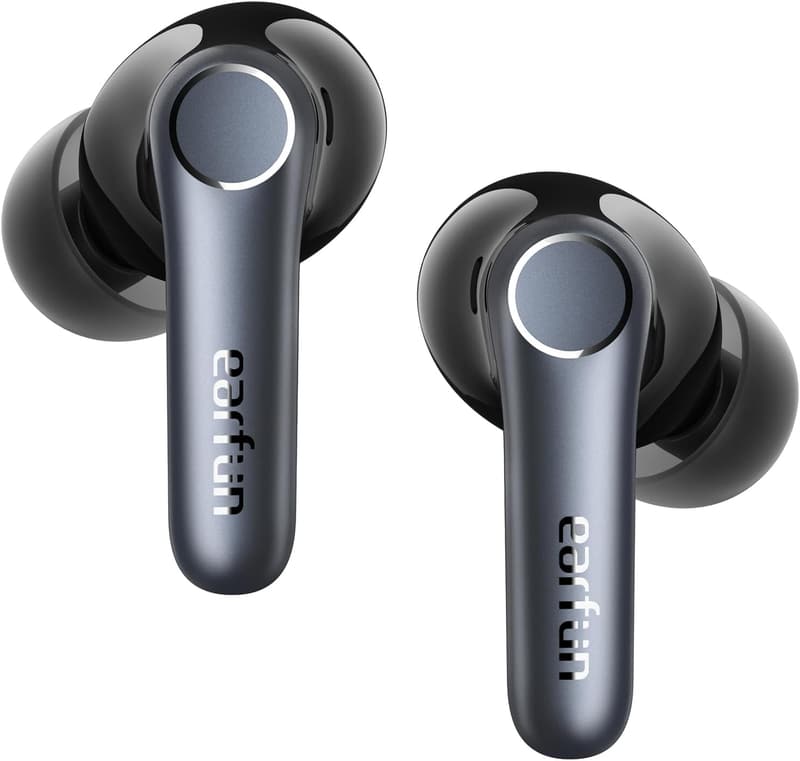 EarFun Air Pro 4 ワイヤレスイヤホン - ハイブリッドANC、52時間再生、LDAC対応 (ブラック)