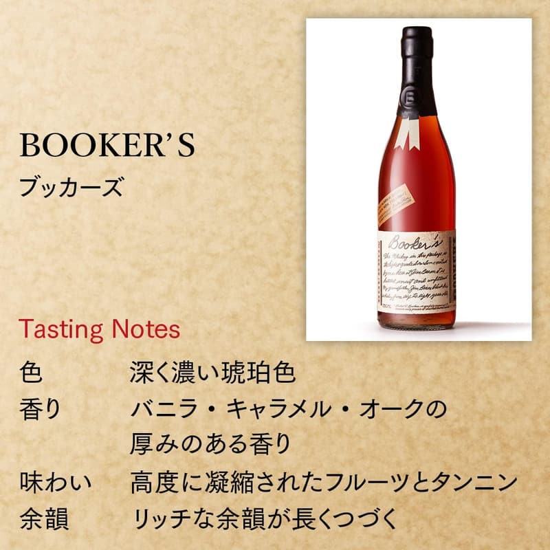 ブッカーズバーボンウイスキー 木箱入り 750ml