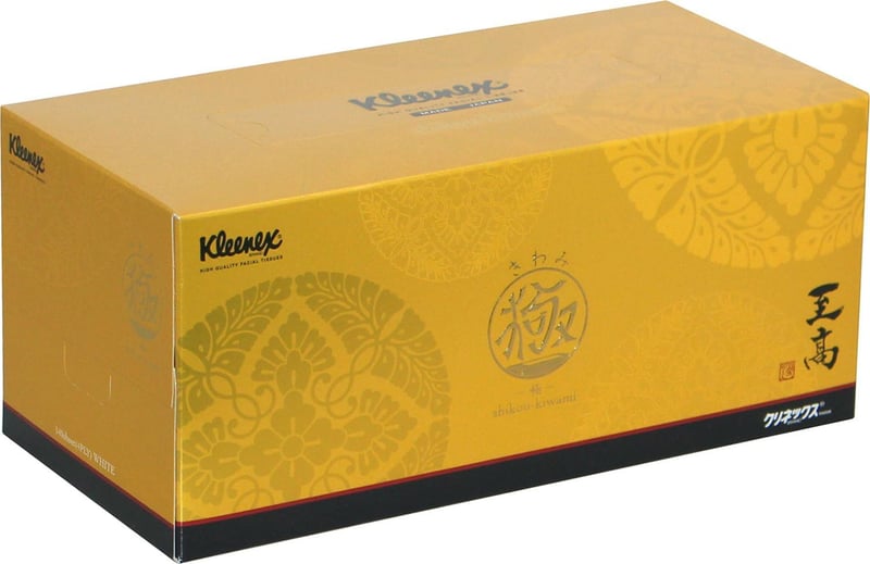 クリネックス 至高 極 4枚重ね ティッシュ560枚
