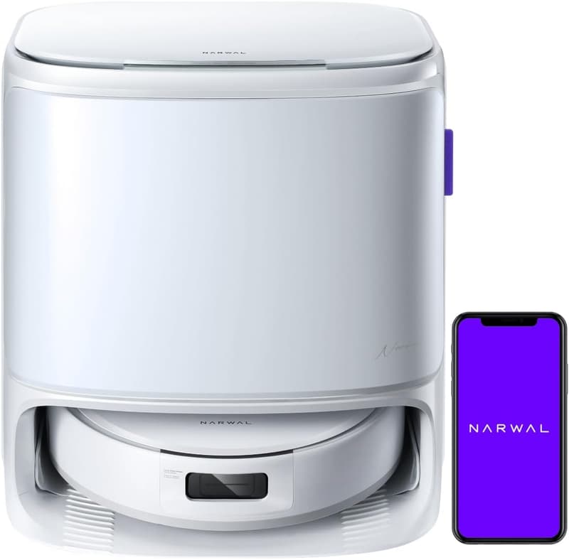 最新モデルナーワル Freo Z10 ロボット掃除機 吸引・水拭き両用 15,000Pa強力吸引 自動ゴミ収集 高精度マッピング アプリ・音声対応