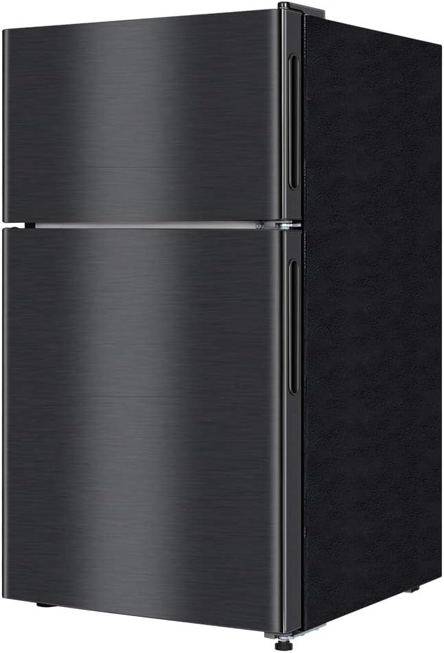 一人暮らし向けコンパクト冷蔵庫 2ドア 87L ガンメタリック