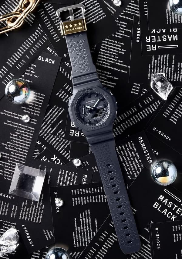 40周年記念 メンズG-SHOCK GA-2140RE-1AJR ブラック【国内正規品】