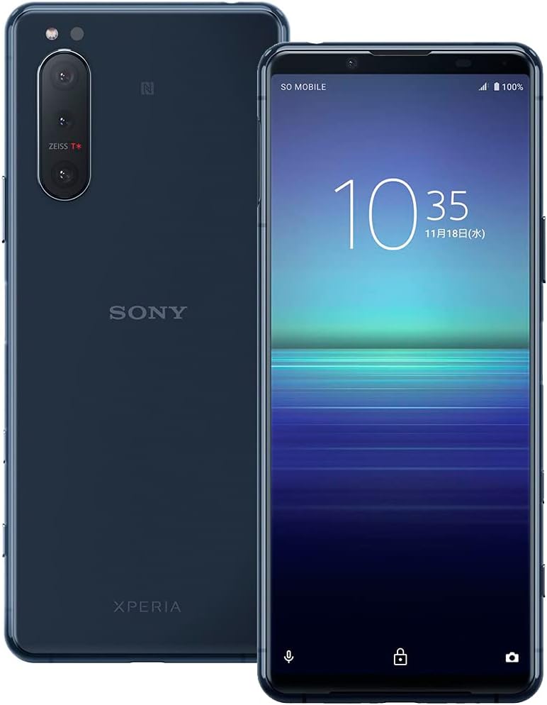 SIMフリー ソニー Xperia 5 II ブルー スマートフォン【日本正規代理店品】