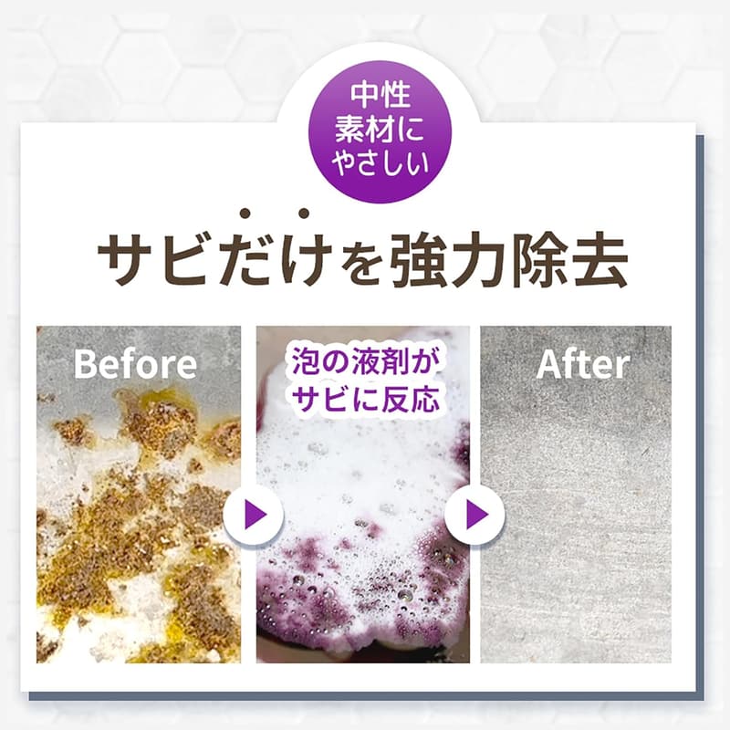 強力サビ取りスプレー 300ml - プロ仕様 中性・低臭・速攻浸透分解