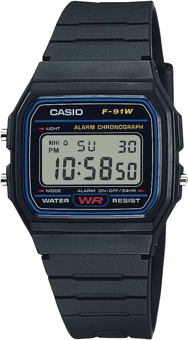 メンズ ブラック カシオ コレクション 腕時計 F-91W-1JH