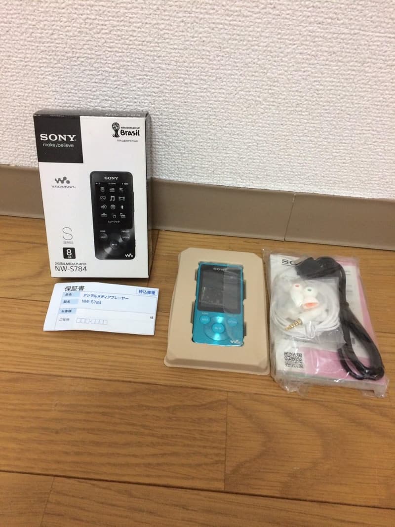SONY ウォークマン Sシリーズ 8GB ブルー NW-S784/L