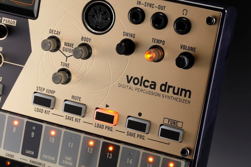 デジタルパーカッションシンセサイザー KORG volca drum コンパクトリズムマシン スピーカー内蔵