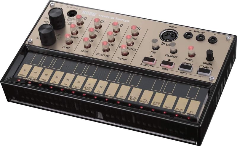 KORG volca keys ポリフォニックアナログシンセサイザー 16ステップシーケンサー 充電不要コンパクト
