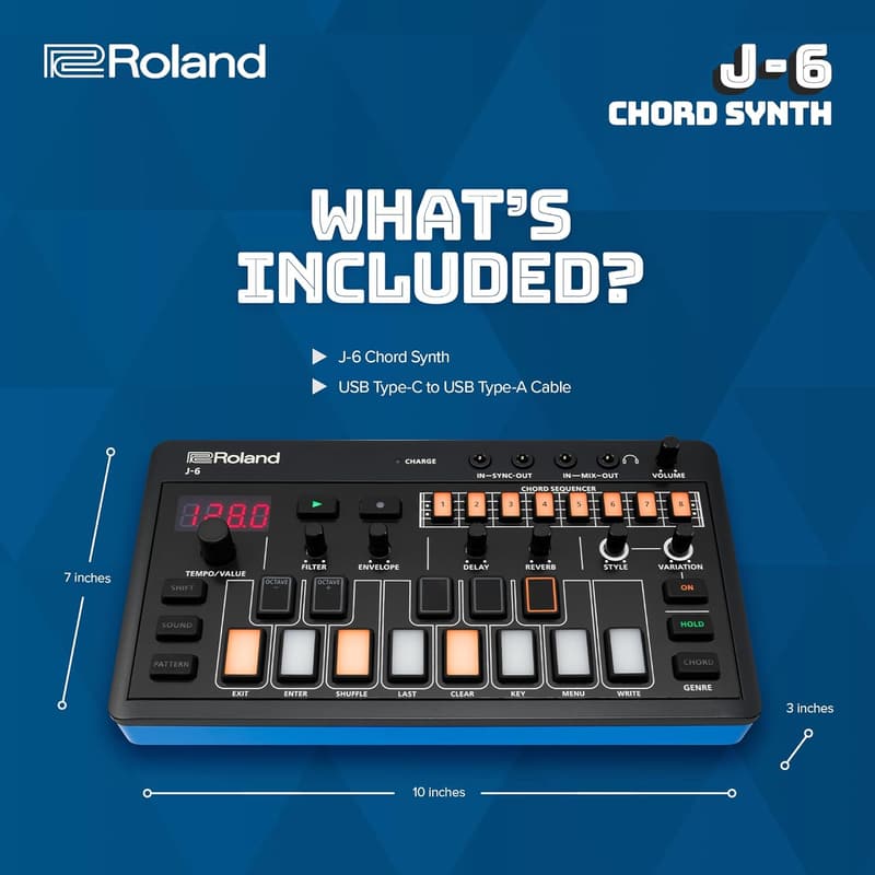 ローランド AIRA Compact コードシンセサイザー JUNO-60サウンド搭載 USB-C 最大4.5時間駆動