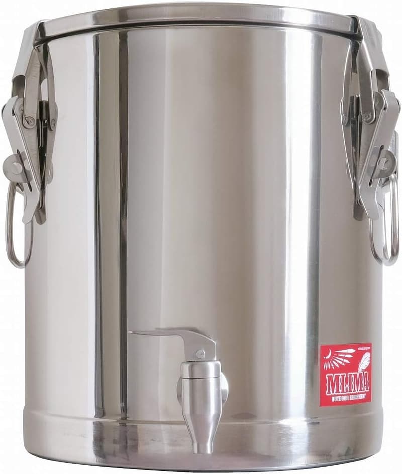 災害対策用 10L オールステンレス製保温ウォータージャグ