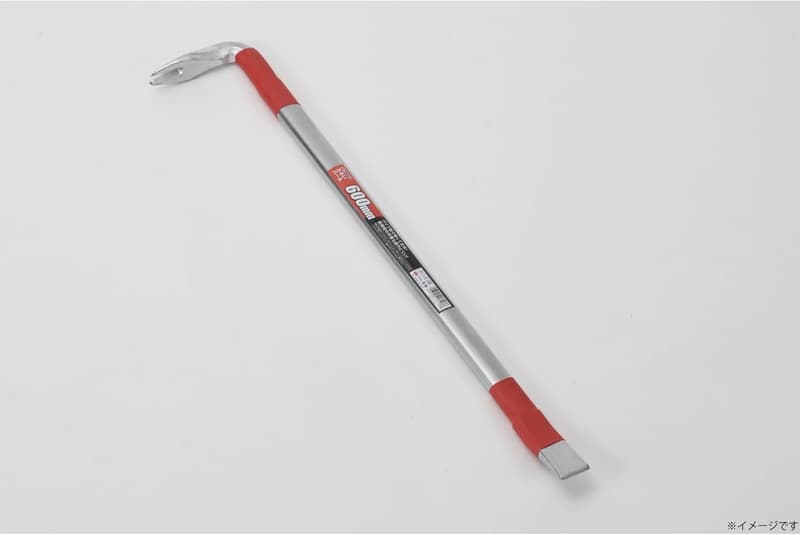 軽量・丈夫な600mm釘抜きバール - てこ作業や解体に最適