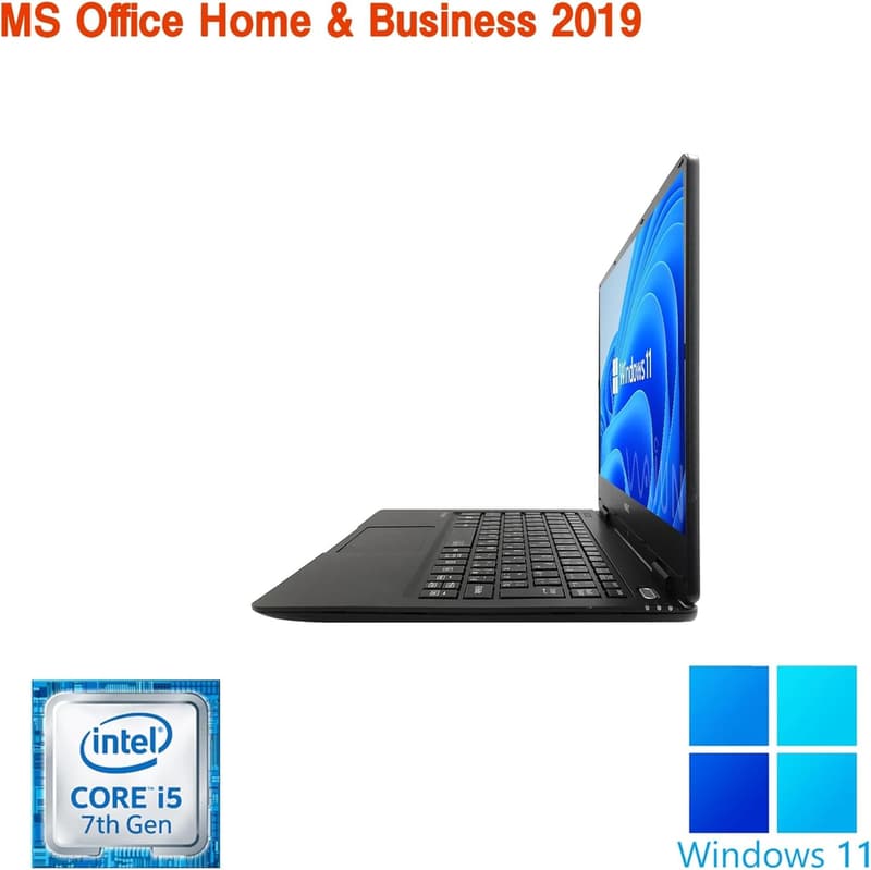 整備済み NEC ノートPC VK23 12.5型 フルHD 第7世代 i5 Win11 Pro MS Office搭載 256GB SSD 4GB RAM
