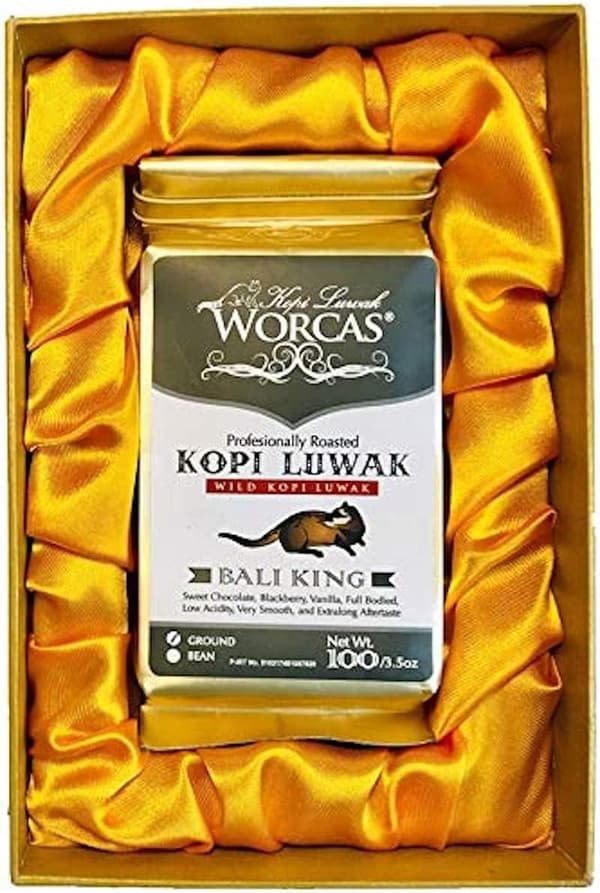 バリ島産コピルアック粉状100g - 希少なロブスタ焙煎コーヒーギフト