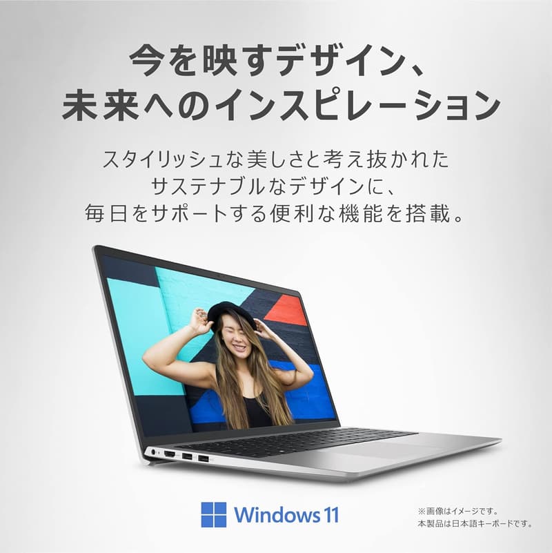 Dell Inspiron 15 3511 ノートパソコン シルバー (Intel i5, 8GB, 256GB SSD, 15.6インチ)