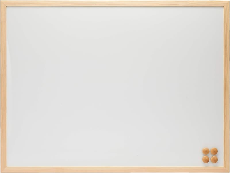ナカバヤシ ウッドホワイトボード 620×470mm