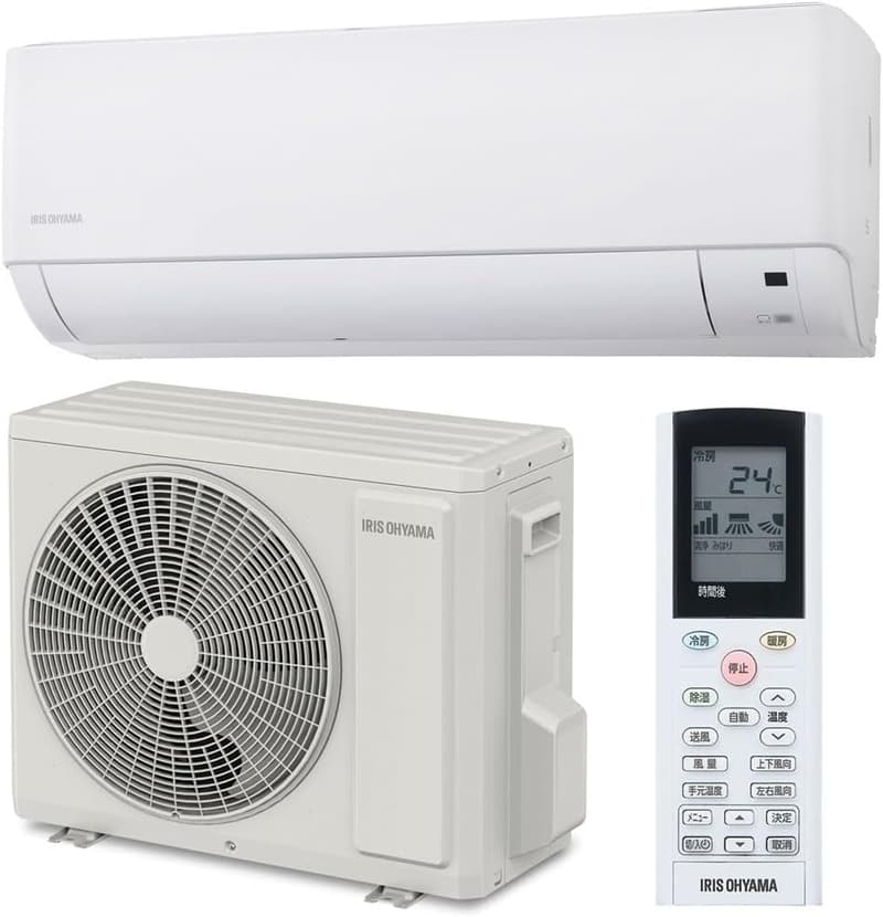 アイリスオーヤマ 6畳用エアコン 2.2kW ホワイト アプリ操作対応